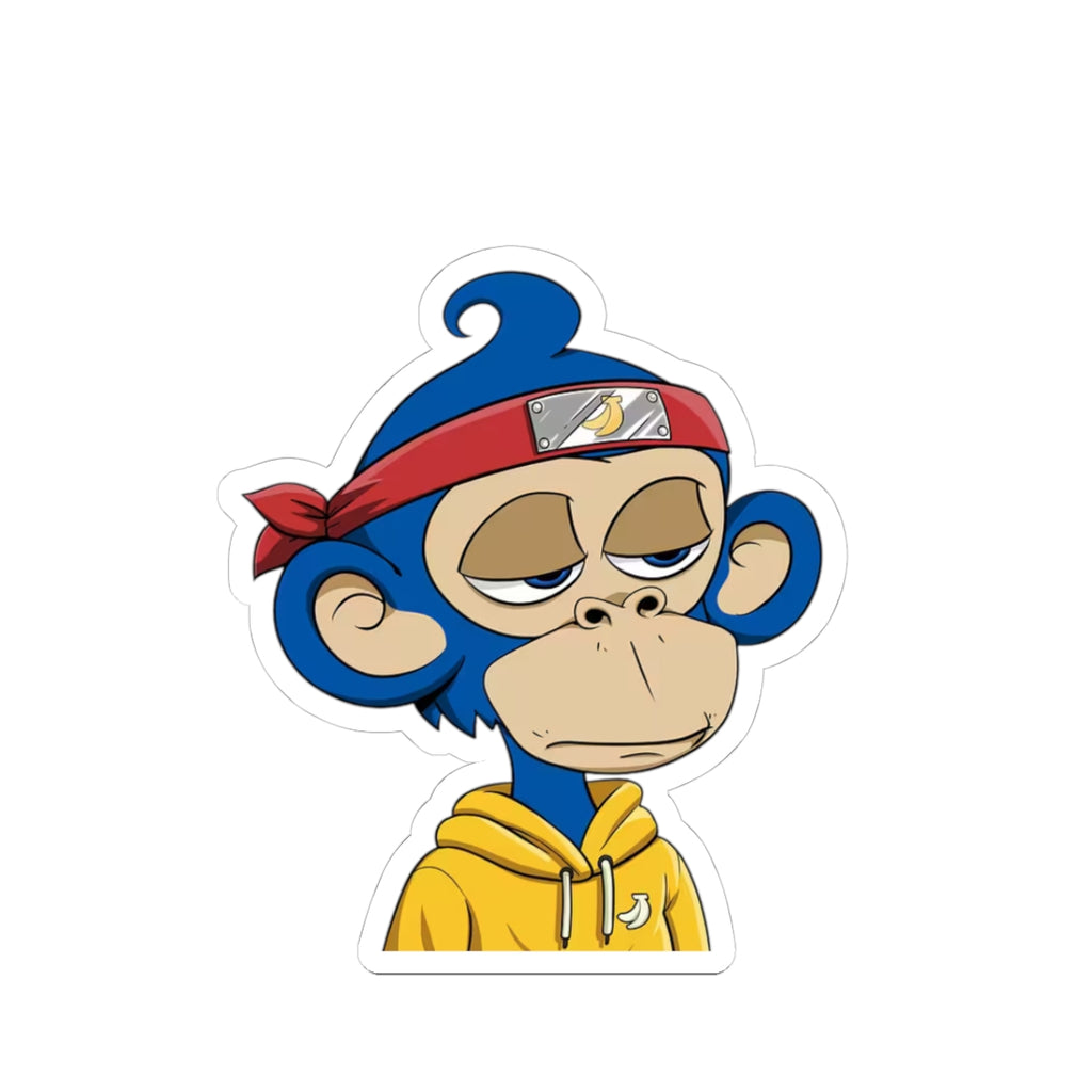 Bored Ninja Ape Sticker