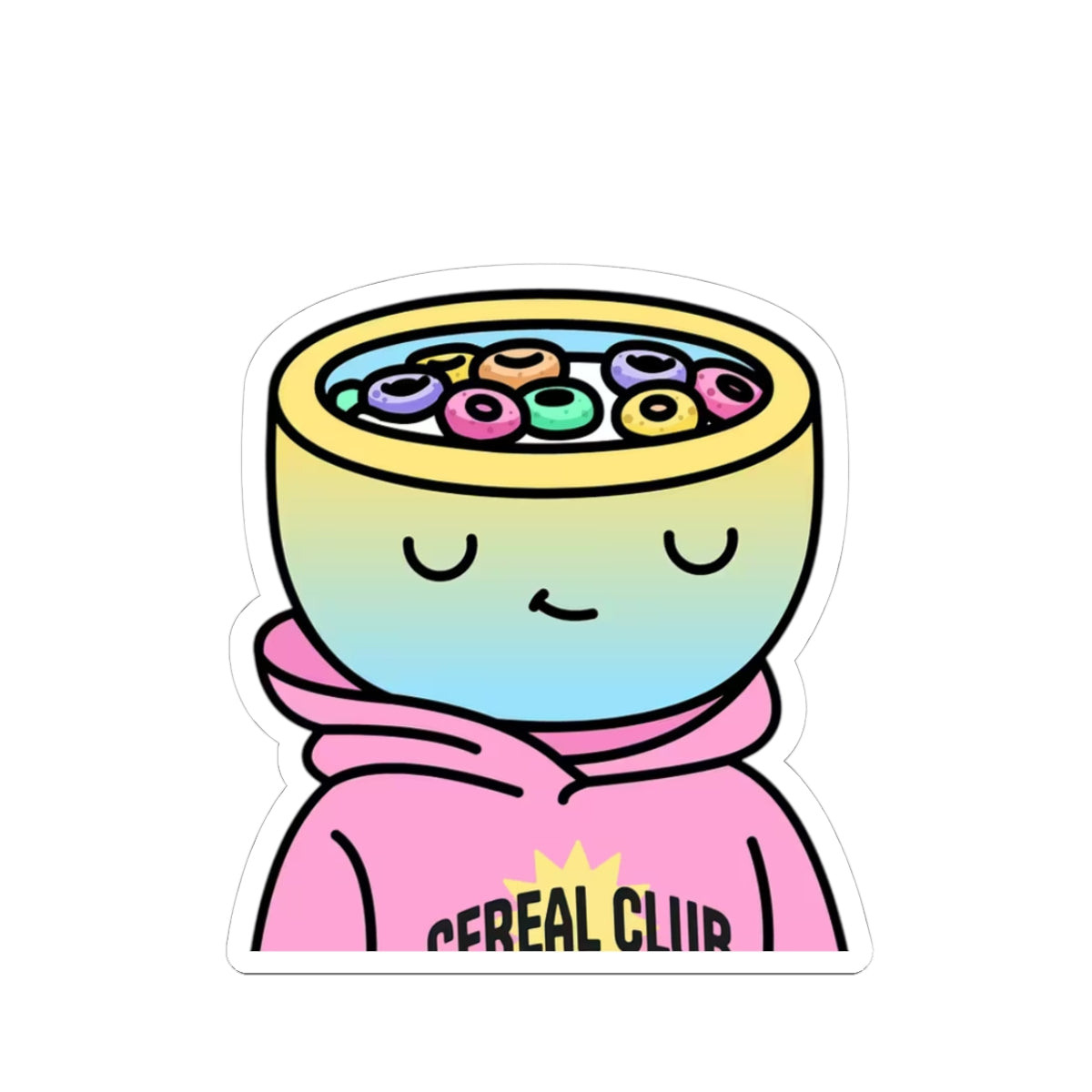 Cereal Club Sticker